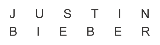 Justin Bieber | Shop logo