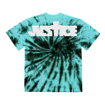 JUSTICE TIE DYE T-SHIRT BACK
