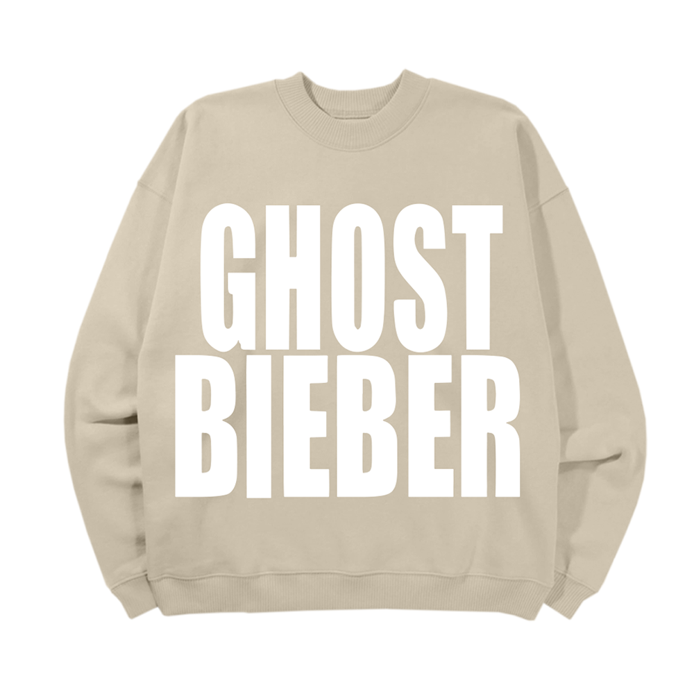 New Justin Bieber Ghost Jack Face Sweatshirt Justice 2024 Tour