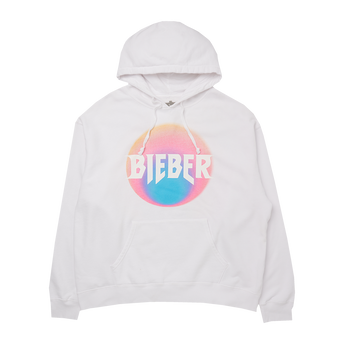WORLD TOUR WHITE HOODIE FRONT