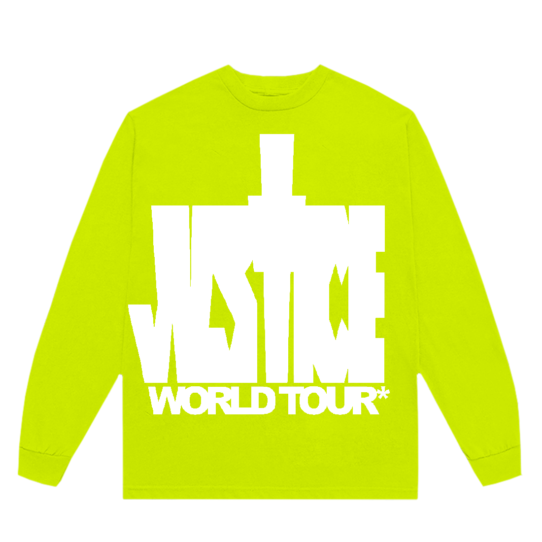 Il kondom helgen JUSTICE WORLD TOUR NEON LONG SLEEVE – Justin Bieber | Shop