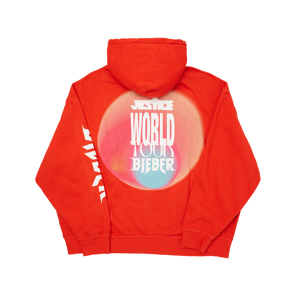 World Tour Red Hoodie Justin Bieber Shop