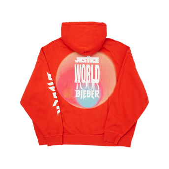 WORLD TOUR RED HOODIE BACK