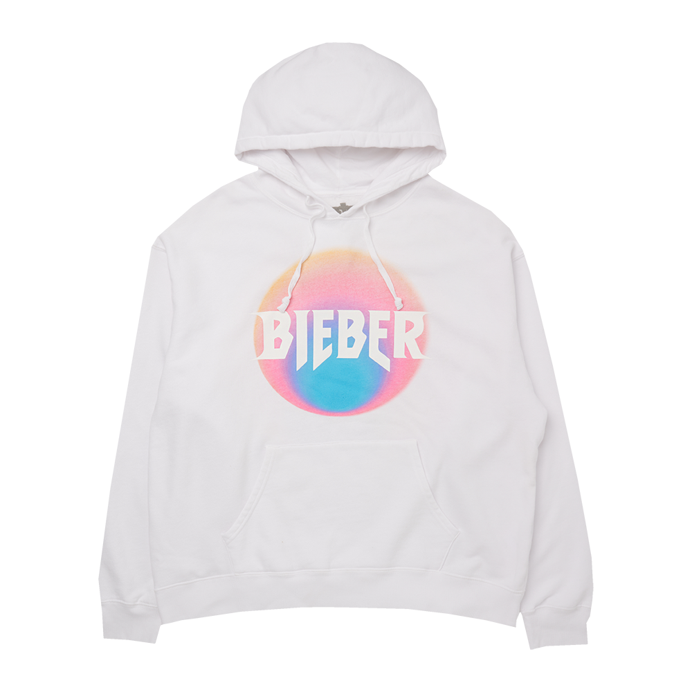 WORLD TOUR WHITE HOODIE FRONT