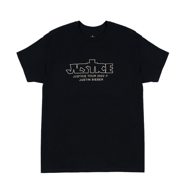 Justice US & Canada Tour Black T-Shirt – Justin Bieber | Shop