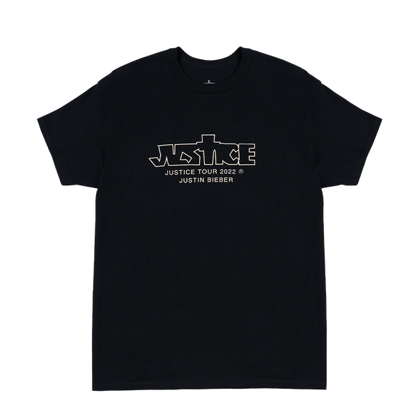 Justice US & Canada Tour Black T-Shirt – Justin Bieber | Shop